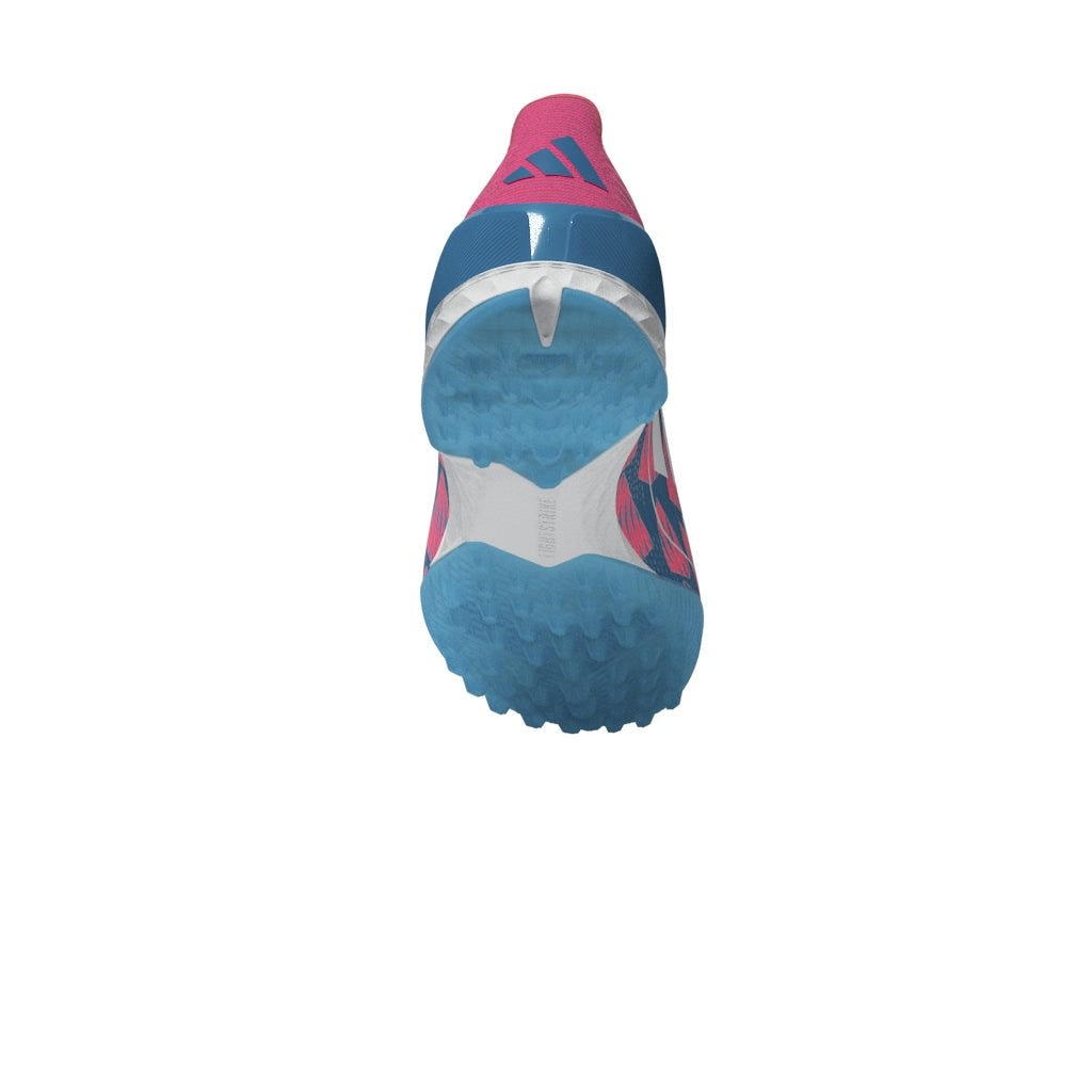 adidas F50 Pro TF Turf Shoes- Solar Blue/ FTWhite/ Solar Pink