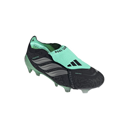 adidas Predator Elite FT FG Firm Ground - Core Black/Silver Met/Pulse Mint