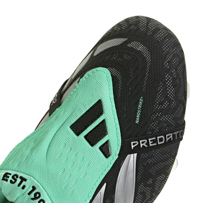 adidas Predator Elite FT FG Firm Ground - Core Black/Silver Met/Pulse Mint