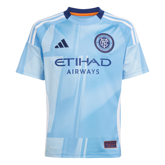 Adidas Youth New York City FC 2025/2026 Home Jersey