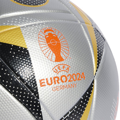 adidas Euro Cup Final Soccer Ball - Silver/ Black/ Orange