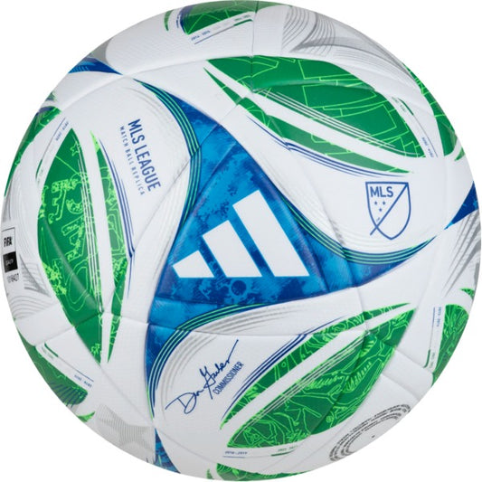 adidas MLS Match Ball Replica Ball - White/Green/Blue