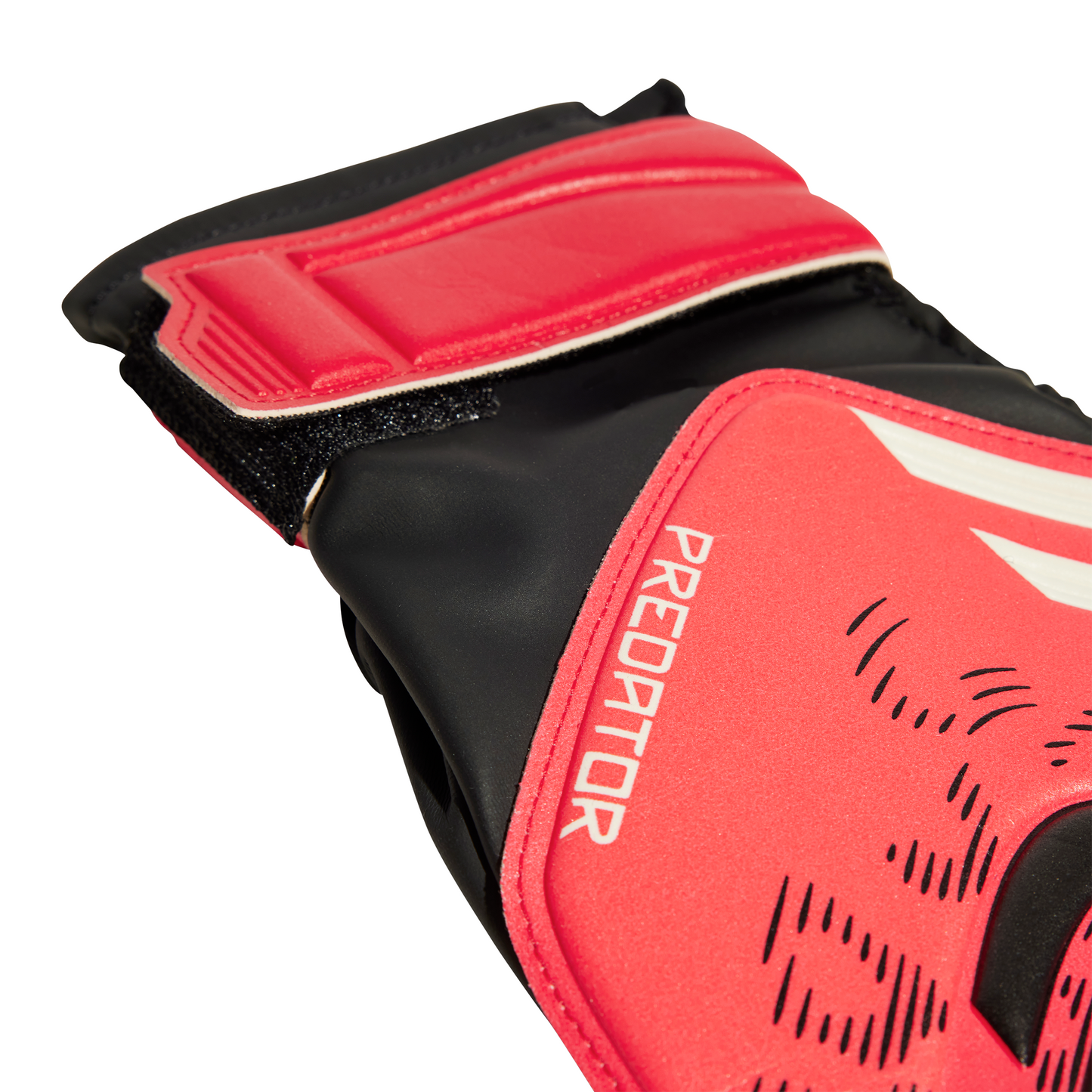 adidas Predator GL TRN- black/lucid red/black