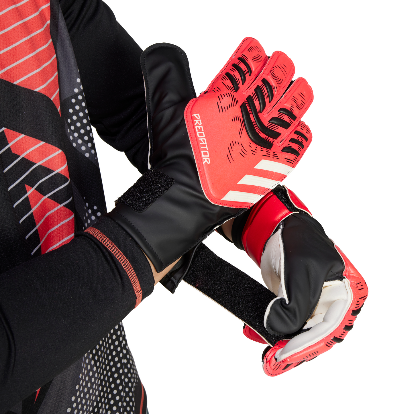 adidas Predator GL TRN- black/lucid red/black