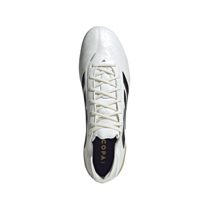adidas Copa Pure 3 Elite FG Firm Ground Soccer Cleats- Zero Metallic /Core Black/Gold Metallic