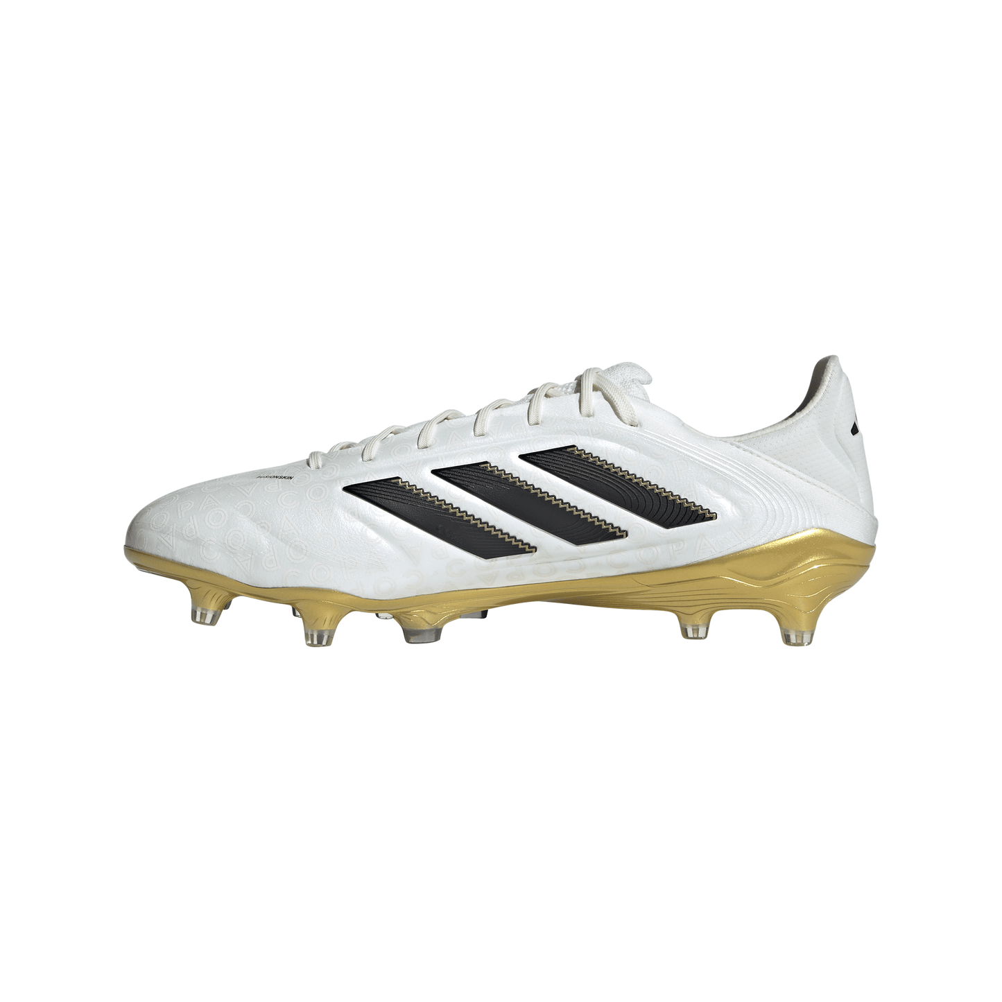 adidas Copa Pure 3 Elite FG Firm Ground Soccer Cleats- Zero Metallic /Core Black/Gold Metallic