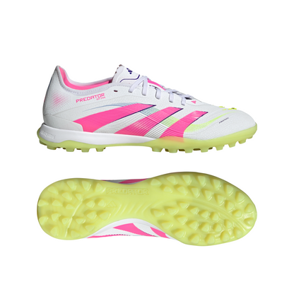 adidas Predator Pro TF Soccer Shoes - FTWhite/Luclem/ LucPink
