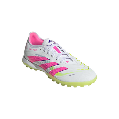 adidas Predator Pro TF Soccer Shoes - FTWhite/Luclem/ LucPink