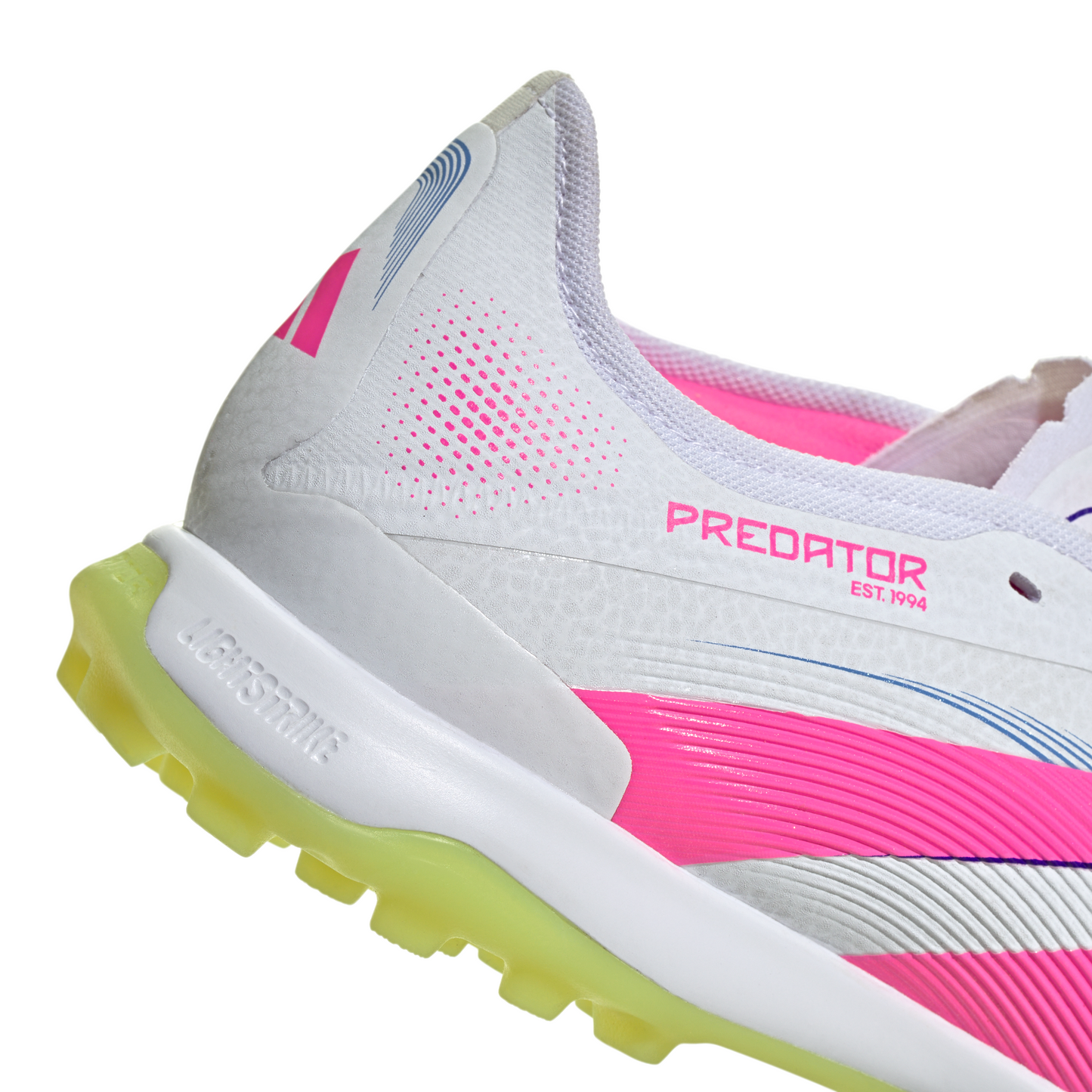 adidas Predator Pro TF Soccer Shoes - FTWhite/Luclem/ LucPink