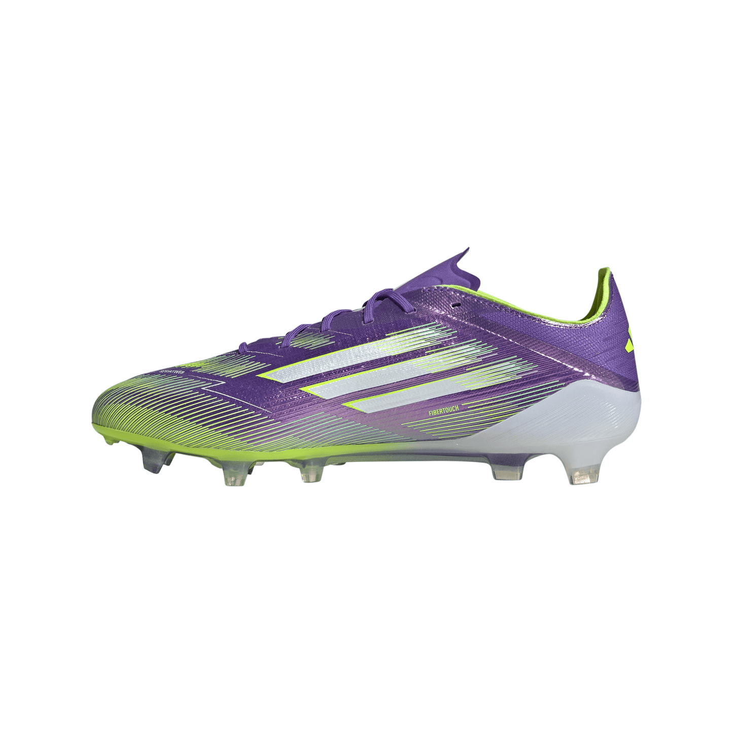 adidas F50 Elite FG Firm Ground Soccer Cleats- Purple Rush / Cloud White / Lucid Lemon