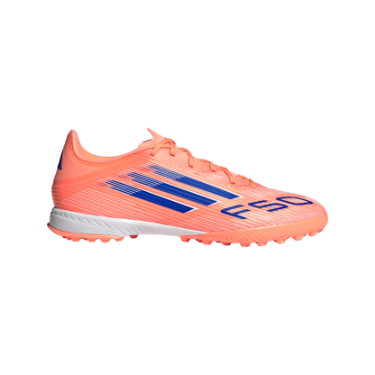 adidas F50 League TF Turf Shoes - Beam Orange / Lucid Blue/ Ftwr White
