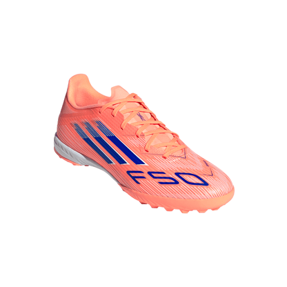 adidas F50 League TF Turf Shoes - Beam Orange / Lucid Blue/ Ftwr White