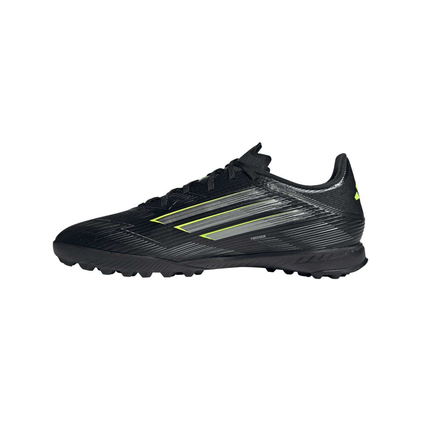 adidas F50 League TF Turf Shoes - Core Black/Carbon/Lucid Lemon