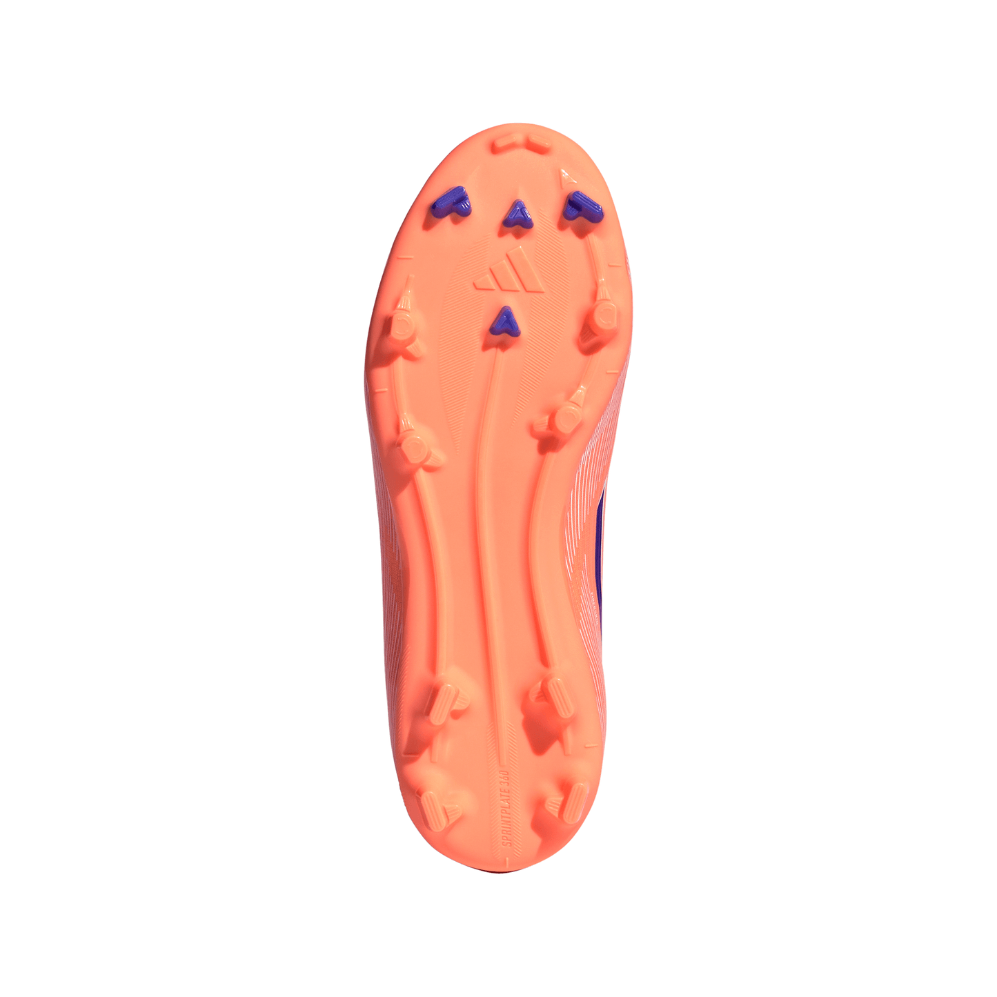 adidas Junior F50 League FG Firm Ground Soccer Shoes - Beam Orange/ Lucid Blue/ FTWhite