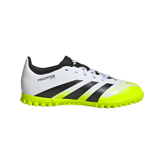 adidas Predator Club TF Turf Junior- Ftwr White/ Core Black/Lucid Lemon