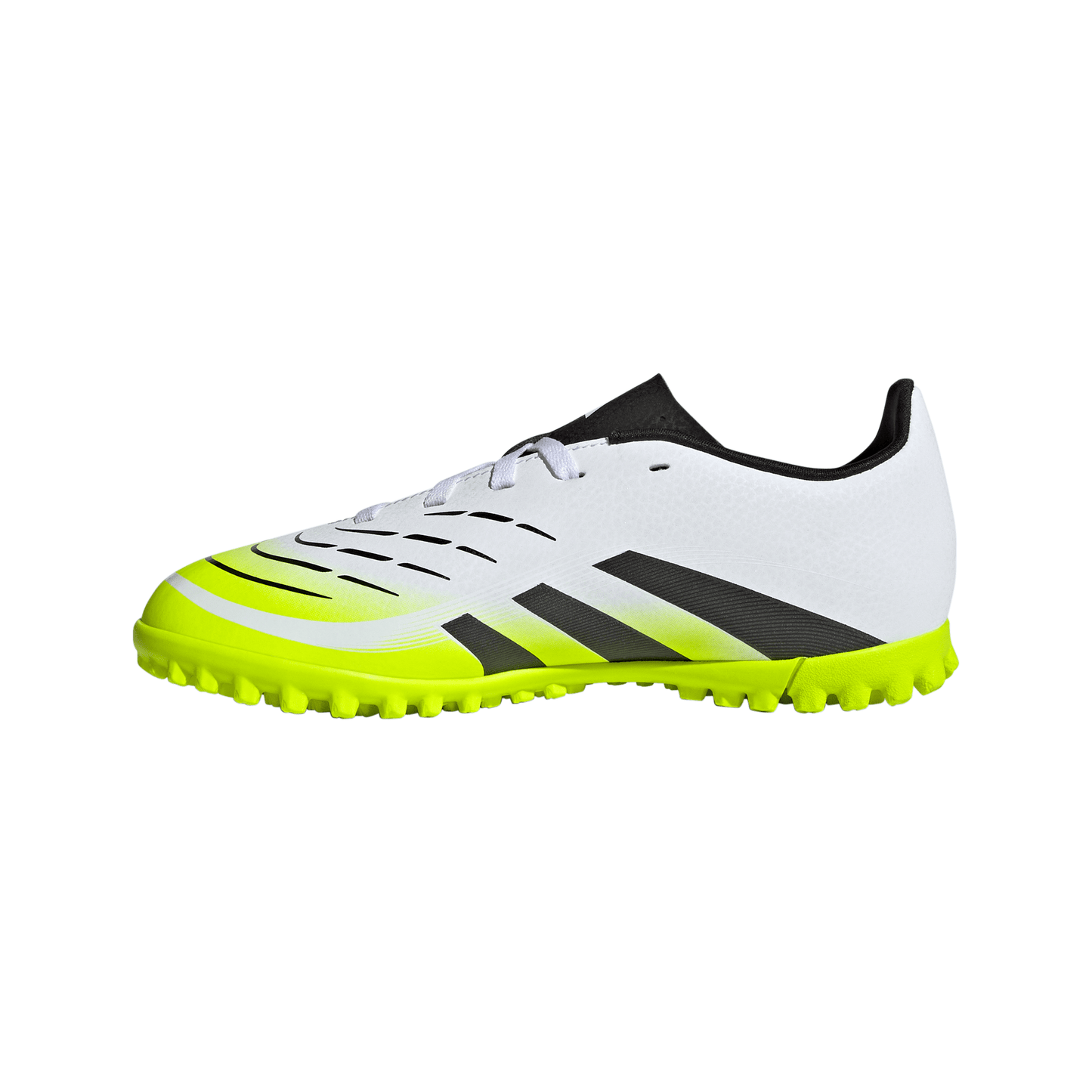 adidas Predator Club TF Turf Junior- Ftwr White/ Core Black/Lucid Lemon