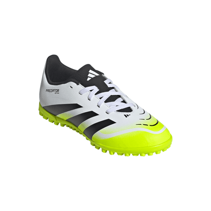adidas Predator Club TF Turf Junior- Ftwr White/ Core Black/Lucid Lemon