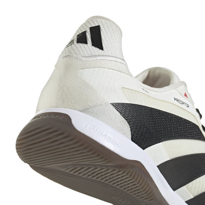 adidas Predator Pro Indoor Soccer Shoes - Off White/Core Black/Pure Ruby