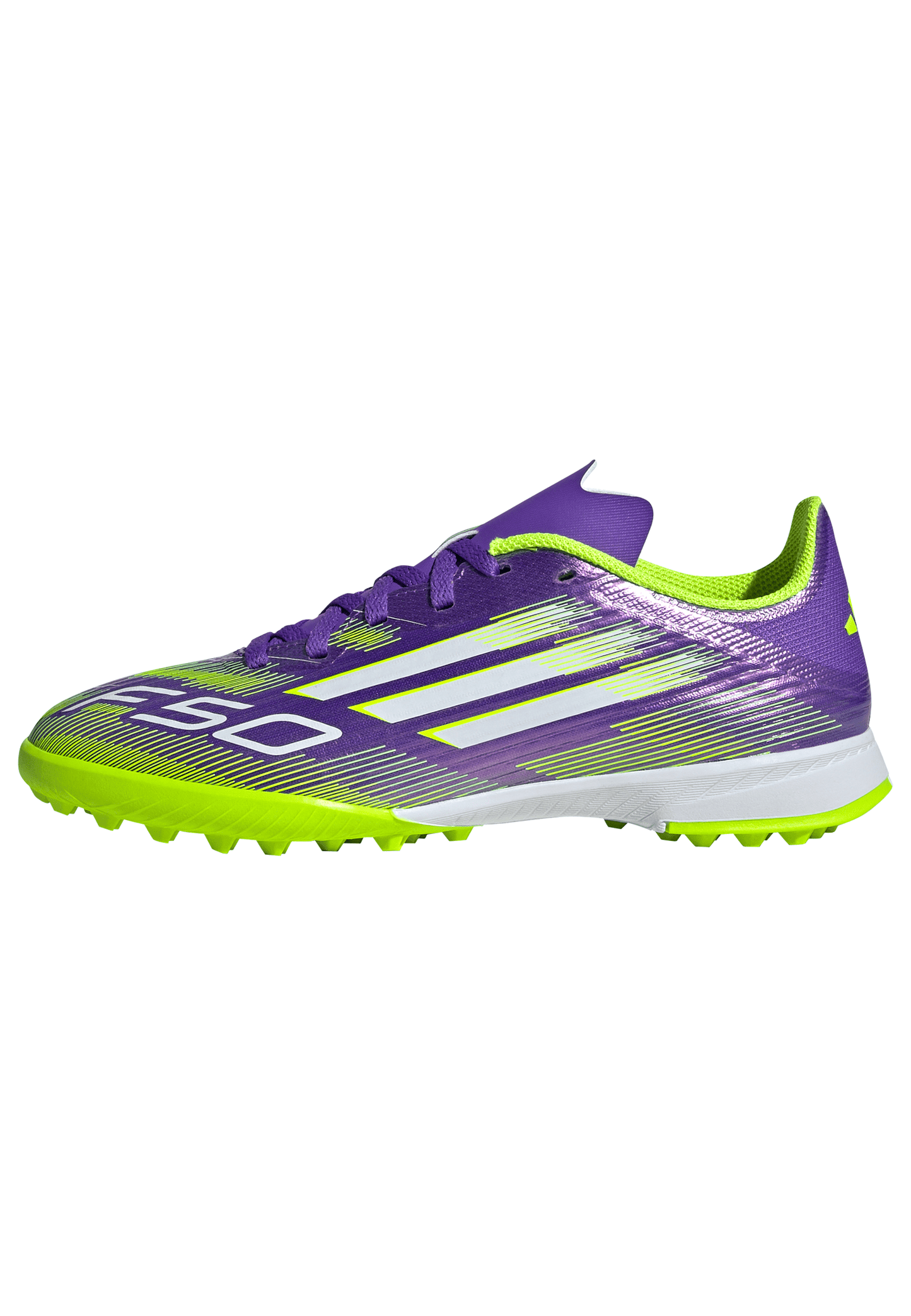 adidas Junior F50 League TF Turf - Purrus/ FTWhite/ Luclem