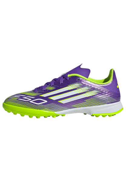 adidas Junior F50 League TF Turf - Purrus/ FTWhite/ Luclem