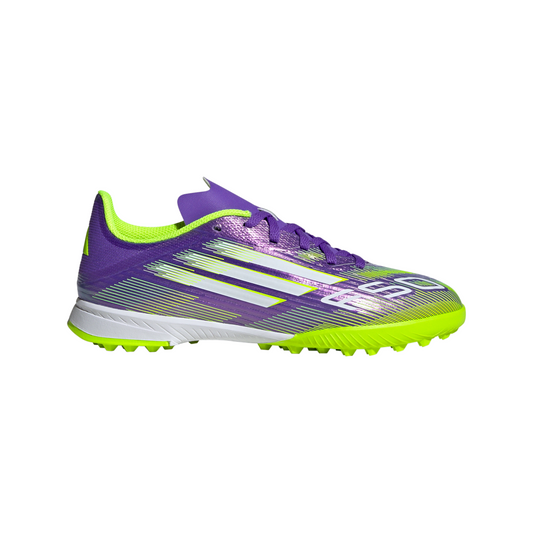 adidas Junior F50 League TF Turf - Purrus/ FTWhite/ Luclem