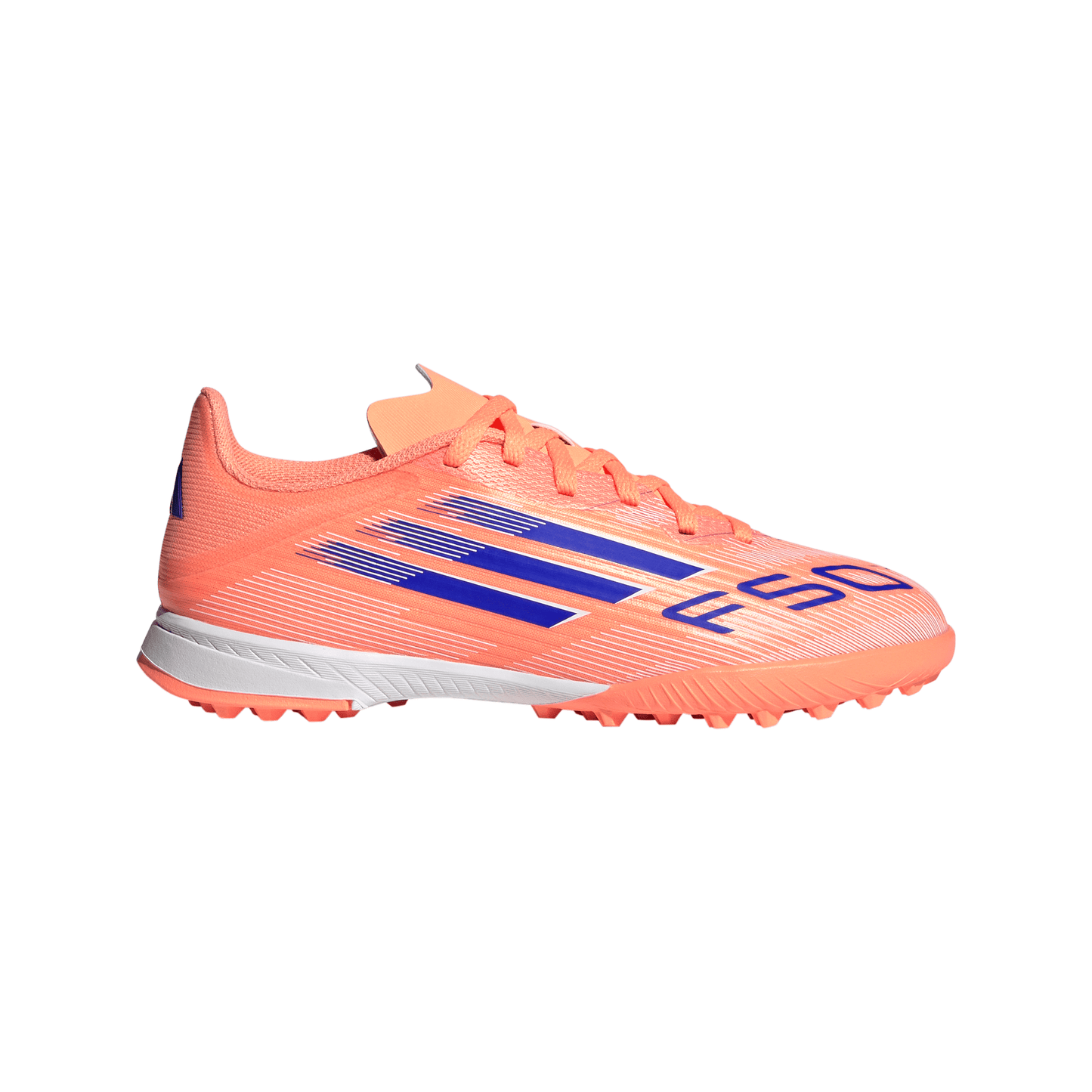 adidas Junior F50 League TF Turf - Beam Orange/ Lucid Blue/ FTWhite
