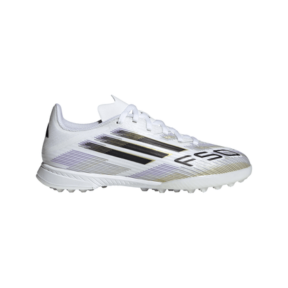 adidas F50 League TF Turf Junior - Ftwr White/Core Black/Gold Met