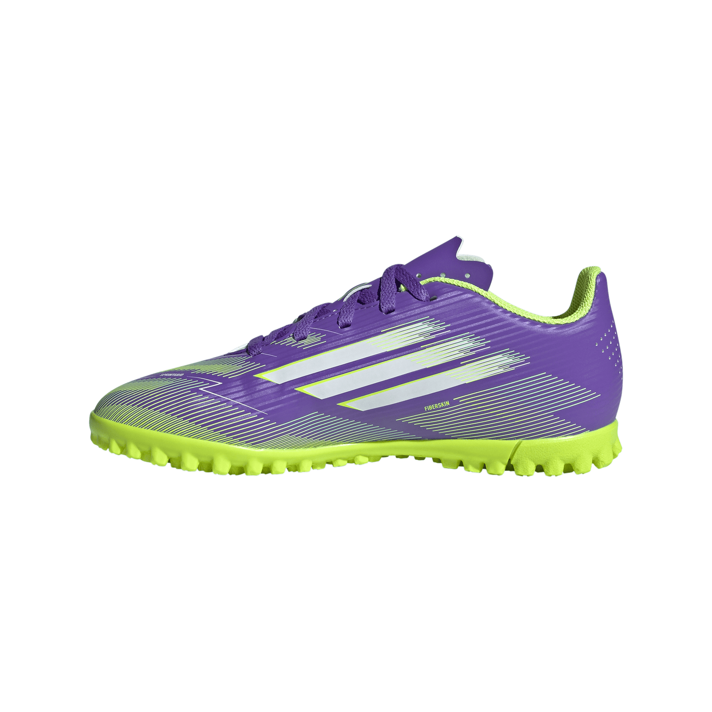 adidas F50 Club TF Turf Junior- Purrus/ FTWhite/Lucid Lemon