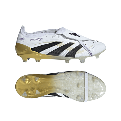 adidas Predator Elite FT FG Firm Ground - Ftwr/Core Black/Gold Met
