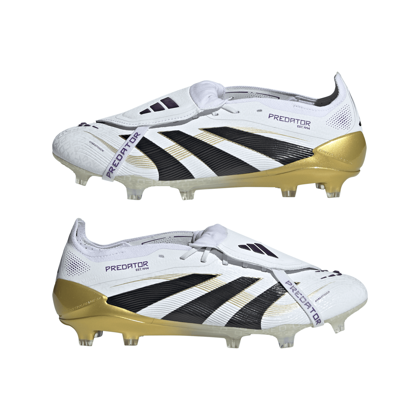 adidas Predator Elite FT FG Firm Ground - Ftwr/Core Black/Gold Met