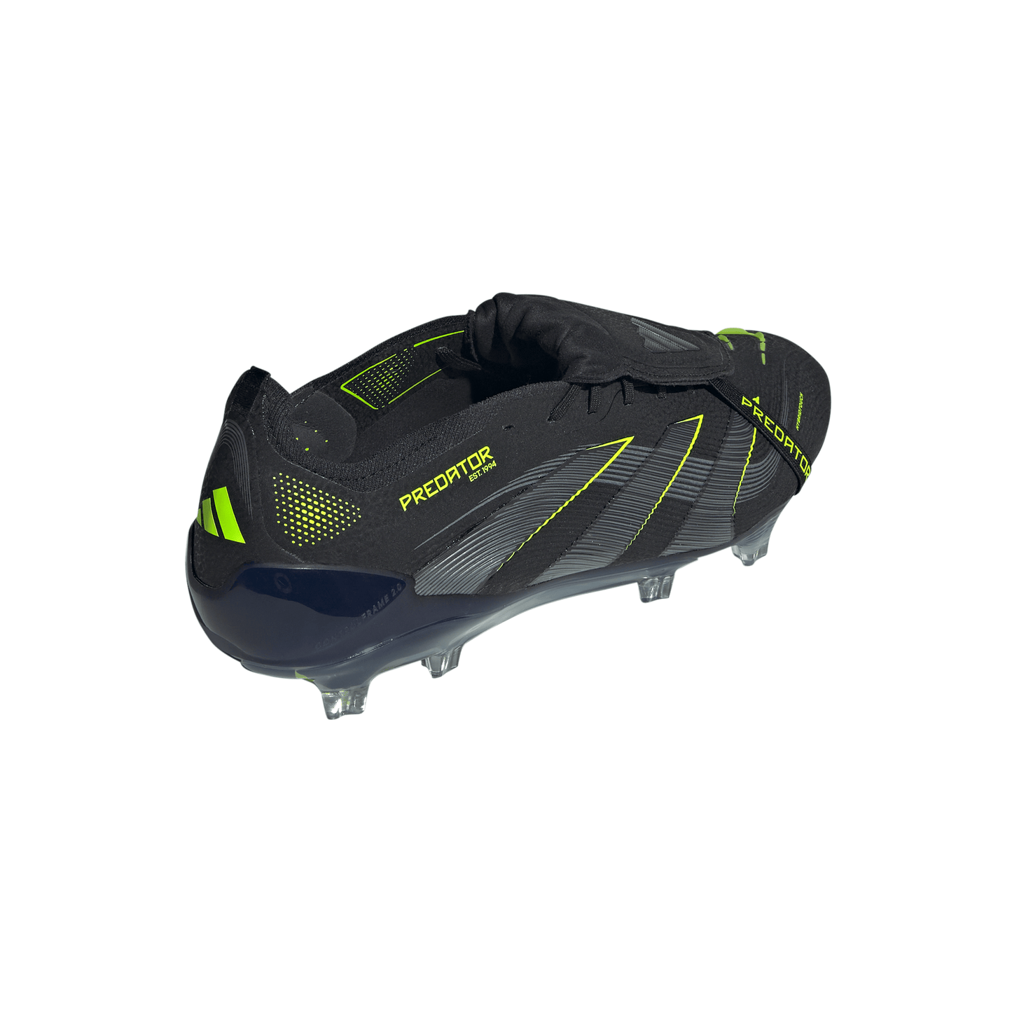 adidas Predator Elite FT FG Firm Ground -Core Black/Carbon/Lucid Lemon