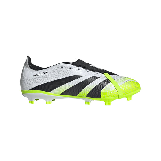 adidas Predator League FT FG Firm Ground Soccer Shoes - Ftwr White/ Core Black/ Lucid Lemon