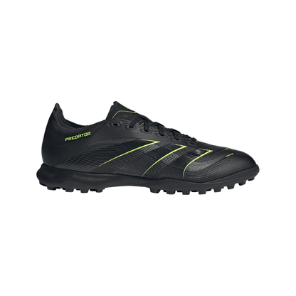 adidas Predator League TF Soccer Shoes -Core Black/Carbon/Lucid Lemon