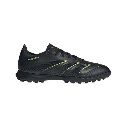 adidas Predator League TF Soccer Shoes -Core Black/Carbon/Lucid Lemon
