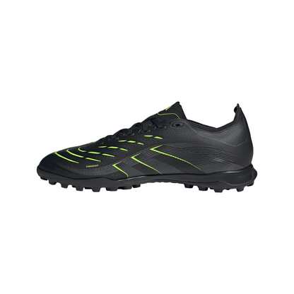 adidas Predator League TF Soccer Shoes -Core Black/Carbon/Lucid Lemon