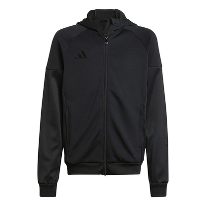 Tiro 25 Full-Zip Hoodie Kids- Black