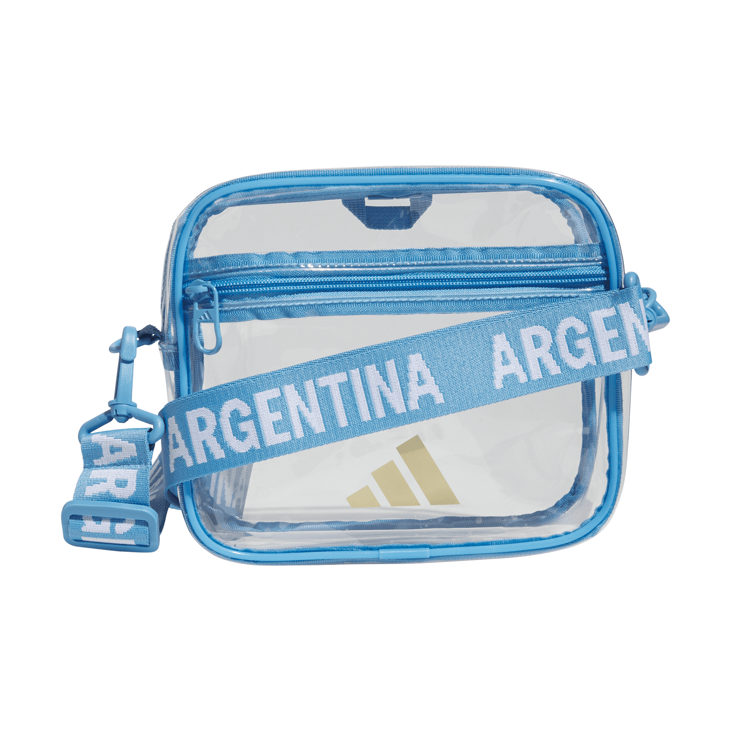 Argentina Crossbody - Clear/ Blue