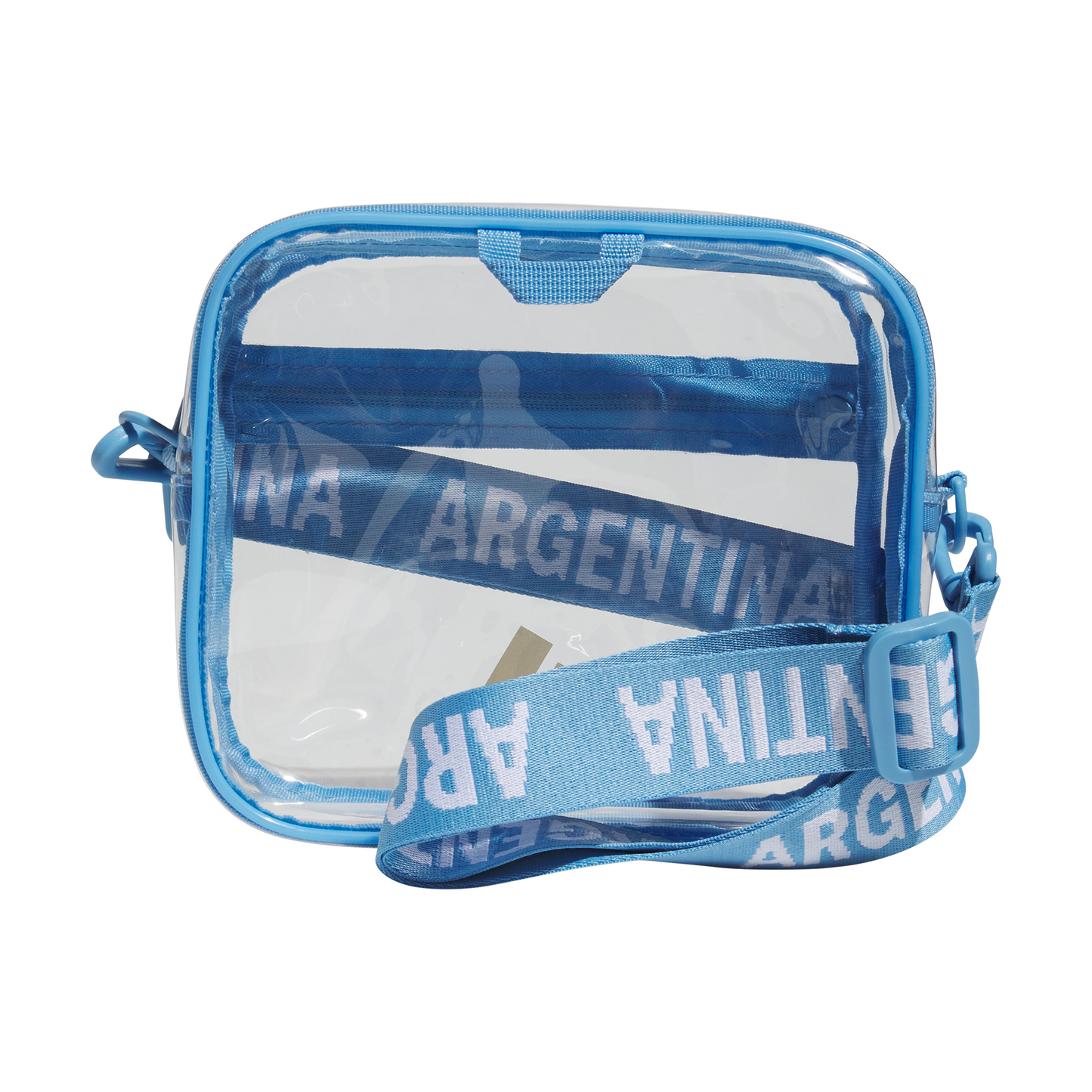 Argentina Crossbody - Clear/ Blue