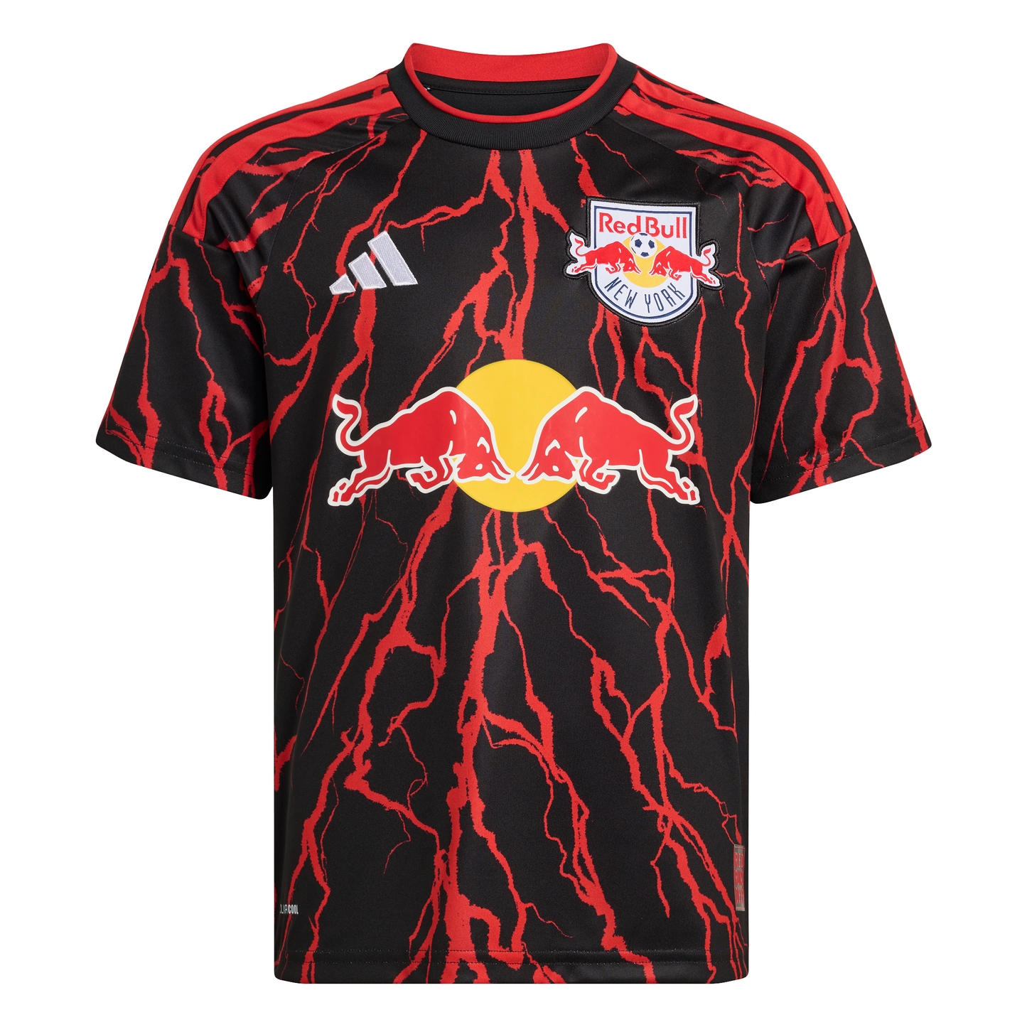 adidas Youth Replica New York Red Bulls 2026 Home Jersey - Black