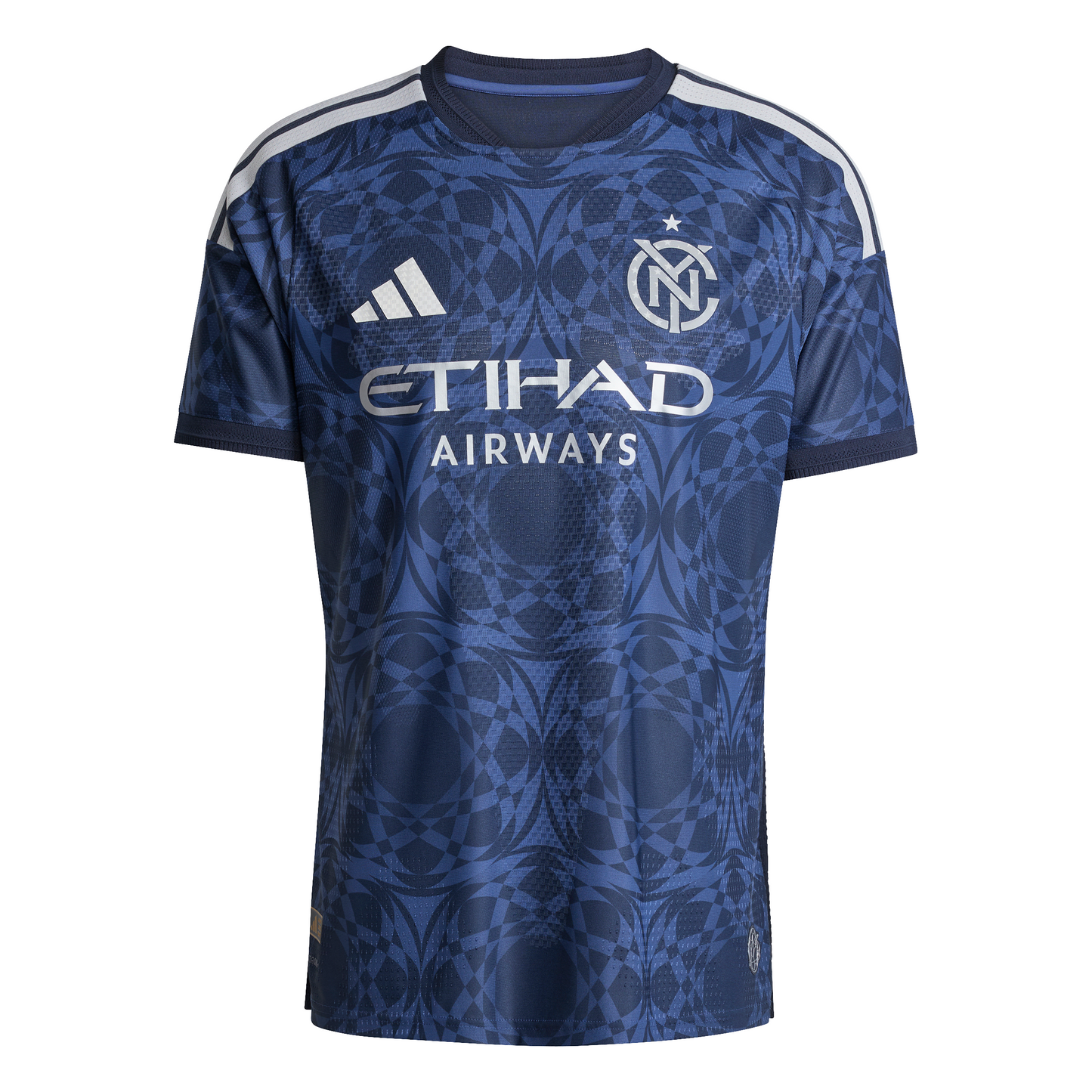 adidas Men's Authentic New York City FC 2026/2027 Away Jersey - Blue/ Legend Ink