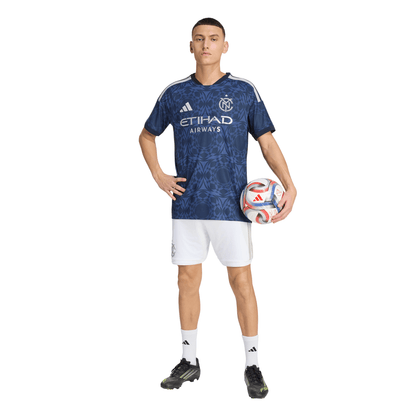 adidas Men's Authentic New York City FC 2026/2027 Away Jersey - Blue/ Legend Ink