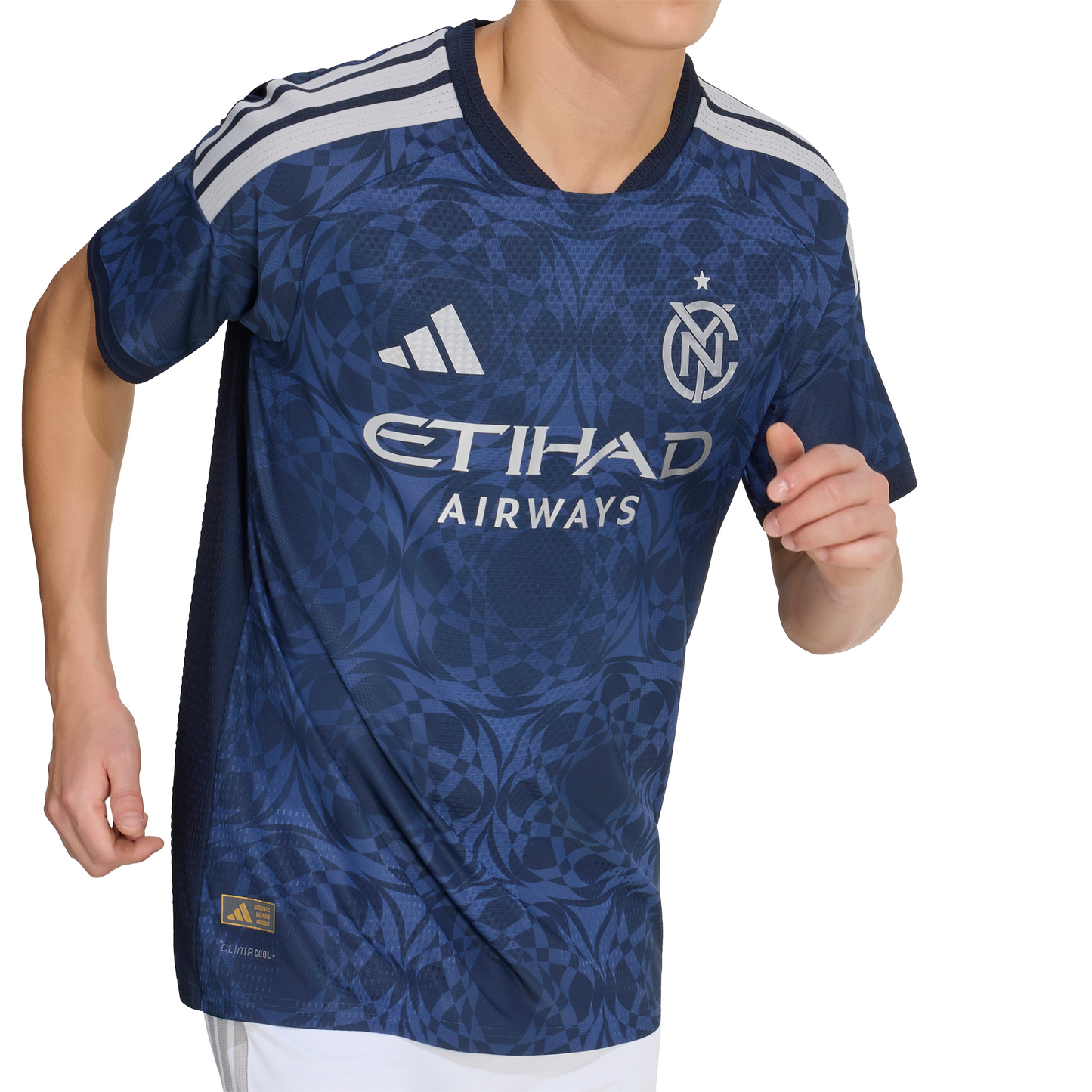 adidas Men's Authentic New York City FC 2026/2027 Away Jersey - Blue/ Legend Ink