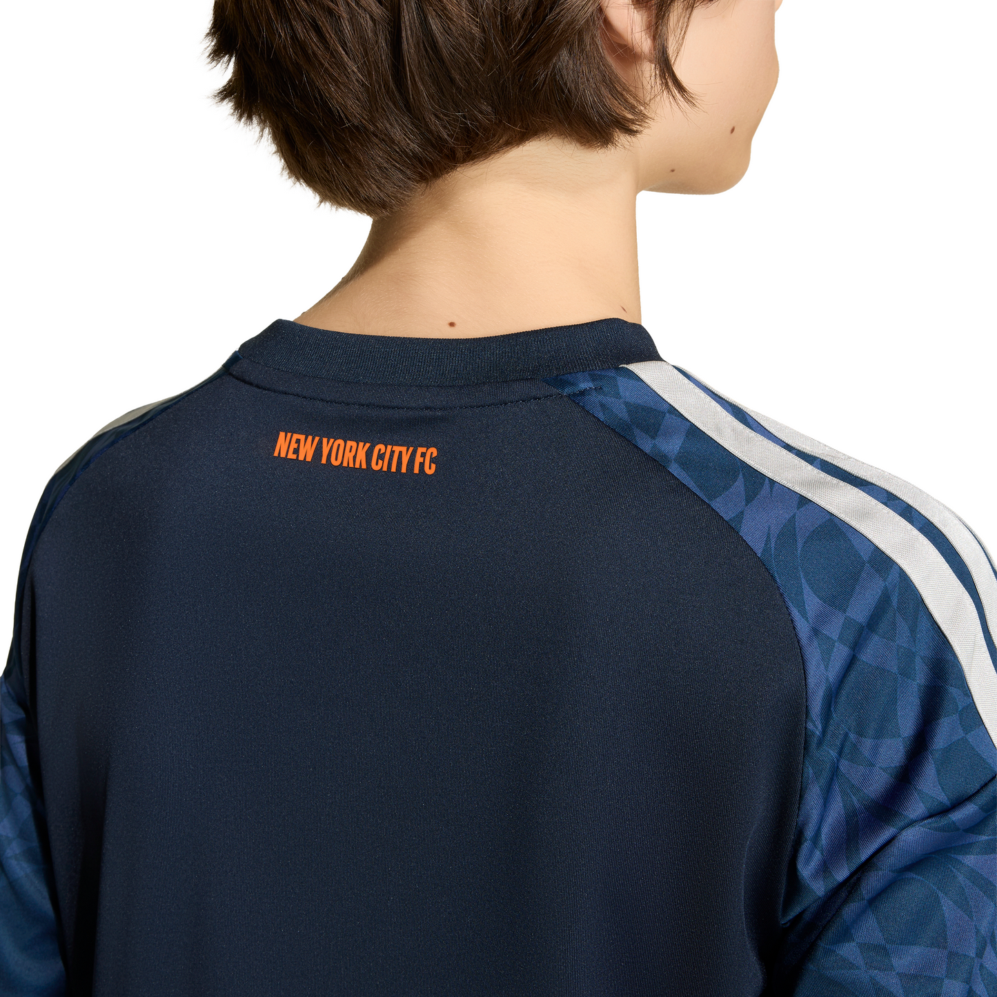 adidas Youth Replica New York City FC 2026/2027 Away Jersey - Blue / Legend Ink