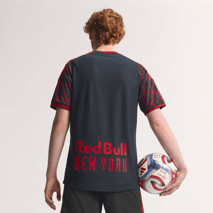adidas Men's Authentic New York Red Bulls 2026 Home Jersey - Black