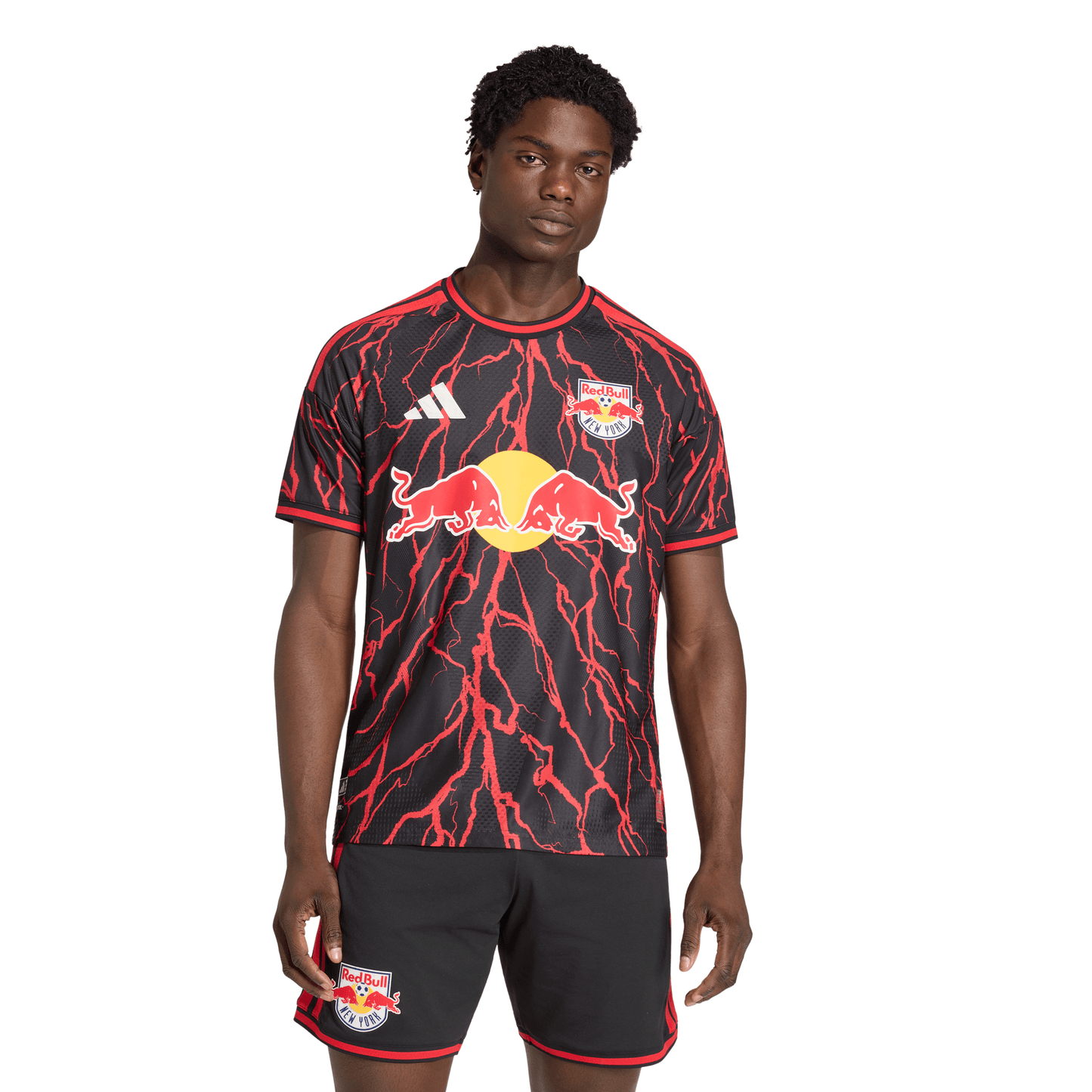 adidas Men's Authentic New York Red Bulls 2026 Home Jersey - Black