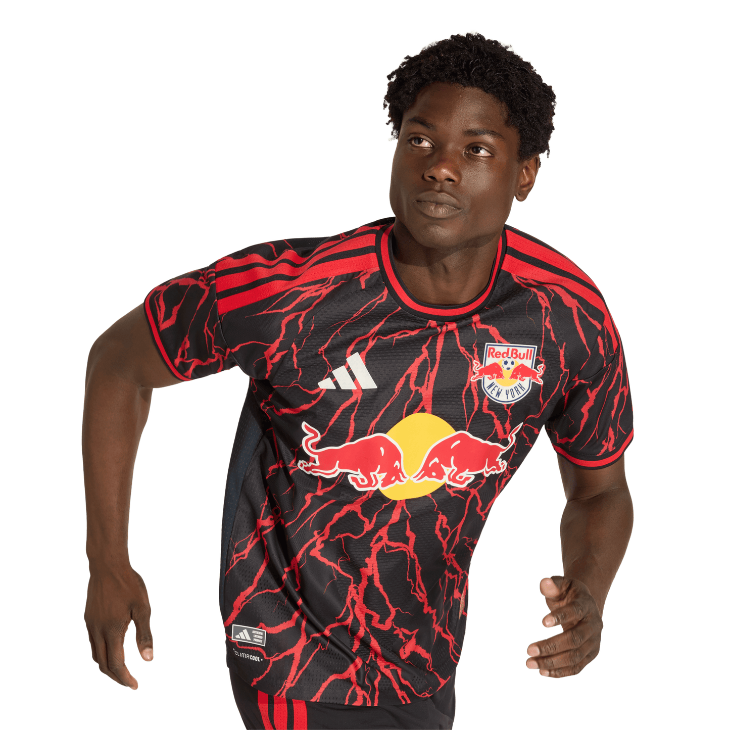 adidas Men's Authentic New York Red Bulls 2026 Home Jersey - Black