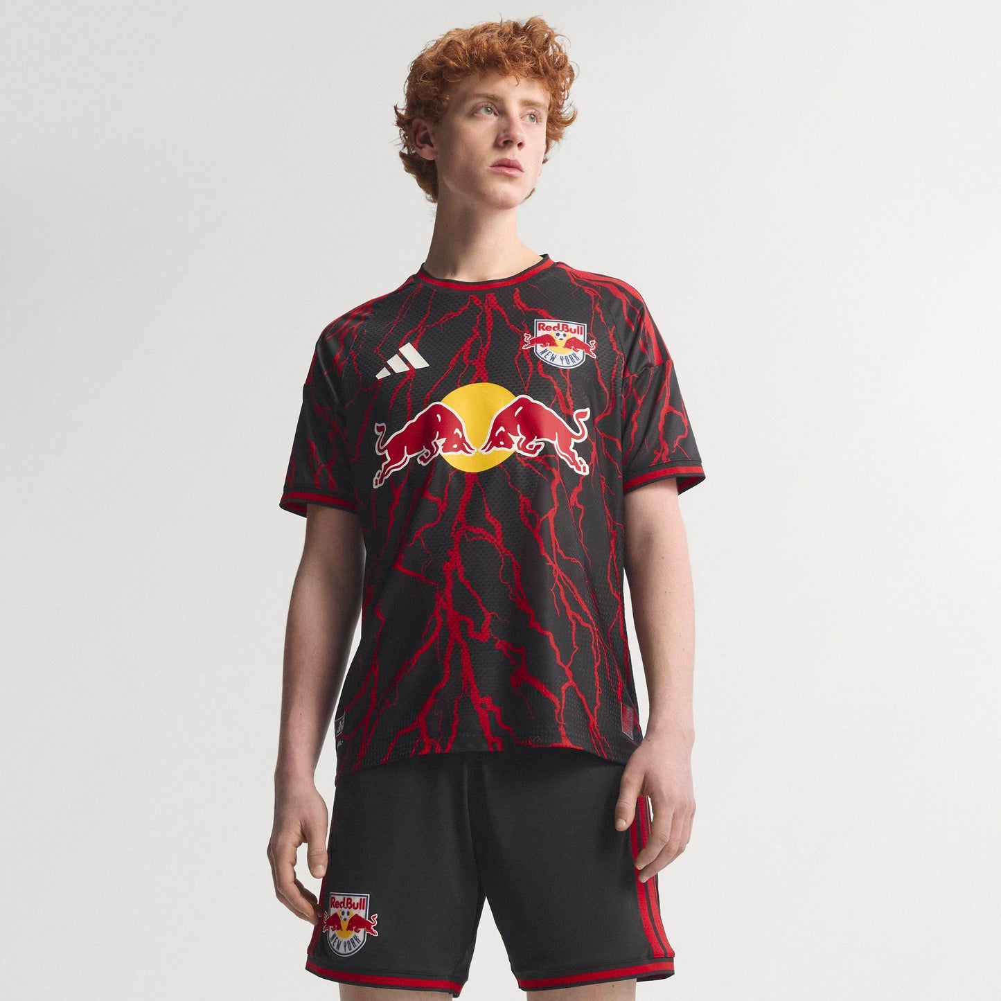 adidas Men's Authentic New York Red Bulls 2026 Home Jersey - Black