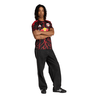 adidas Men's Replica New York Red Bulls 2026 Home Jersey - Black