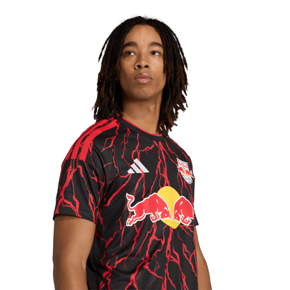 adidas Men's Replica New York Red Bulls 2026 Home Jersey - Black