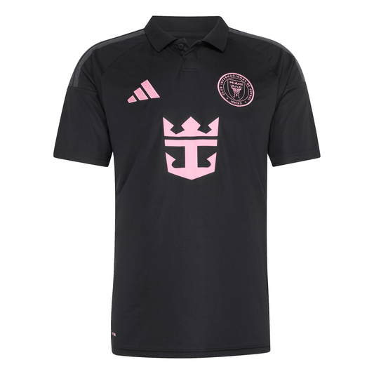 adidas Men's Replica Inter Miami Away Jersey 2026 MESSI - Black/ Bliss Pink